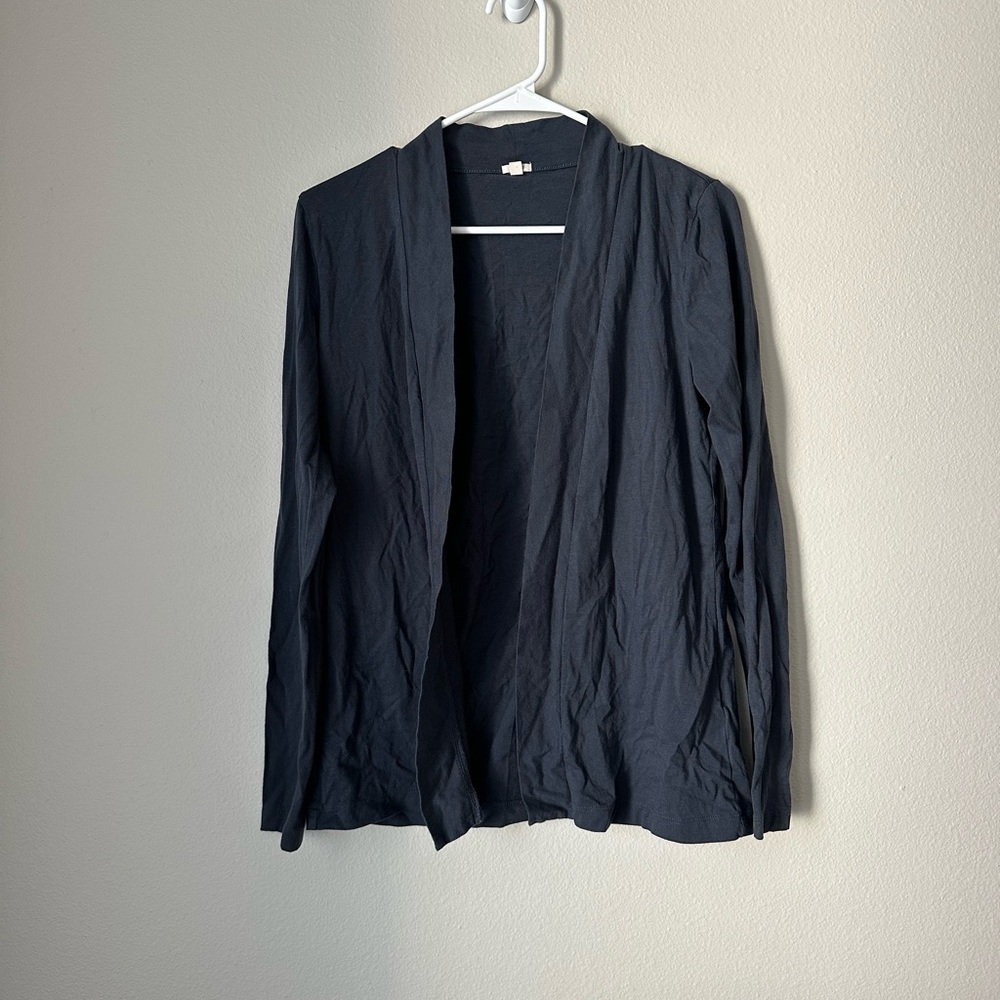 J Crew Women's Blue Open Front cardigan